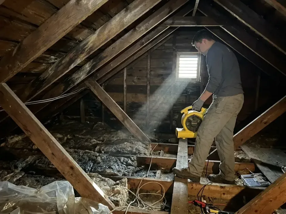 attic-water-damage-drying-proc-007 — frequently asked questions, Emergency Water Extraction & 24/7 Flood Response in Nolanvi…